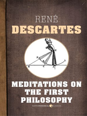 cover image of Meditations On the First Philosophy